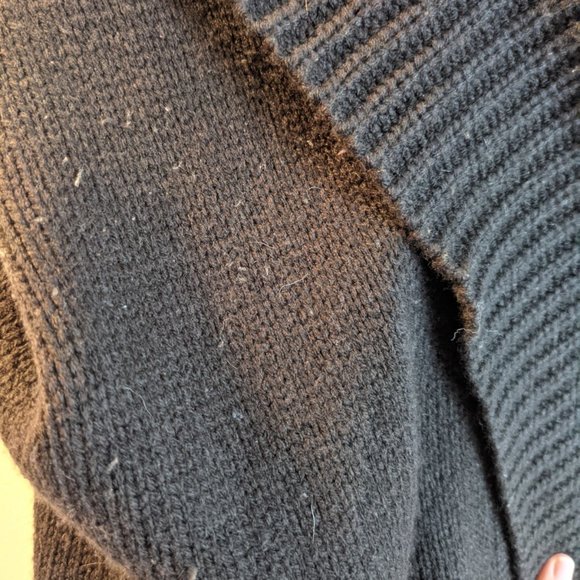 Chocolate brown sweater duster - Picture 4 of 6